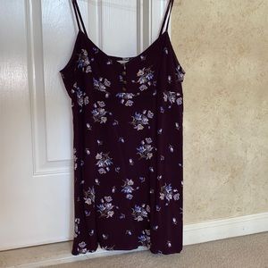 Urban outfitters, purple strappy dress, size medium in good condition